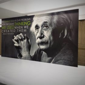 הדפסה על קנבס אינשטיין
